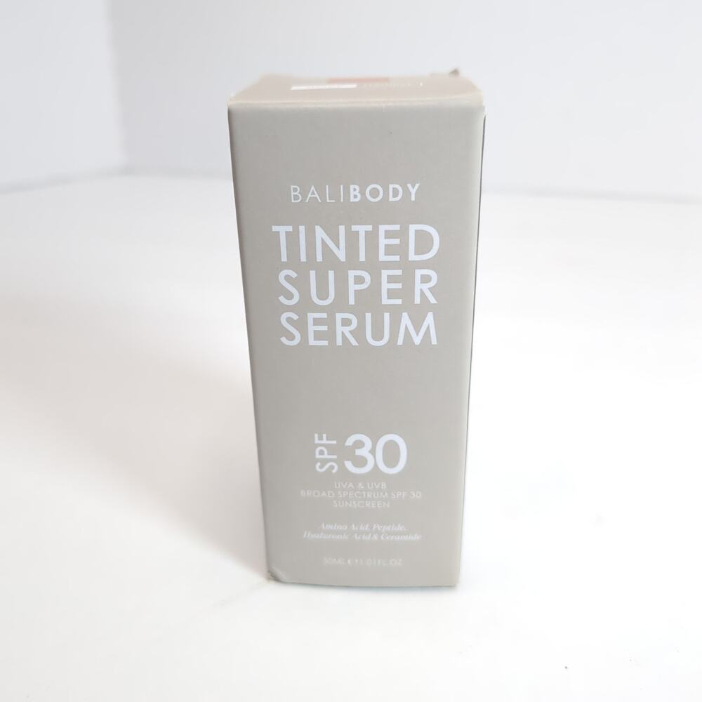Bali Body Tinted Super Serum SPF30 EXP 5/26 Natural Shade New in Box